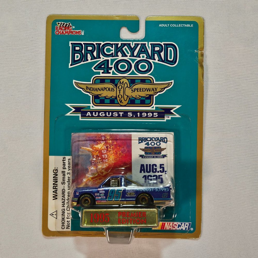 NASCAR Brickyard 400 Inaugural Race August 5 1995 1:64‎ Die Cast Truck #95 - NIB